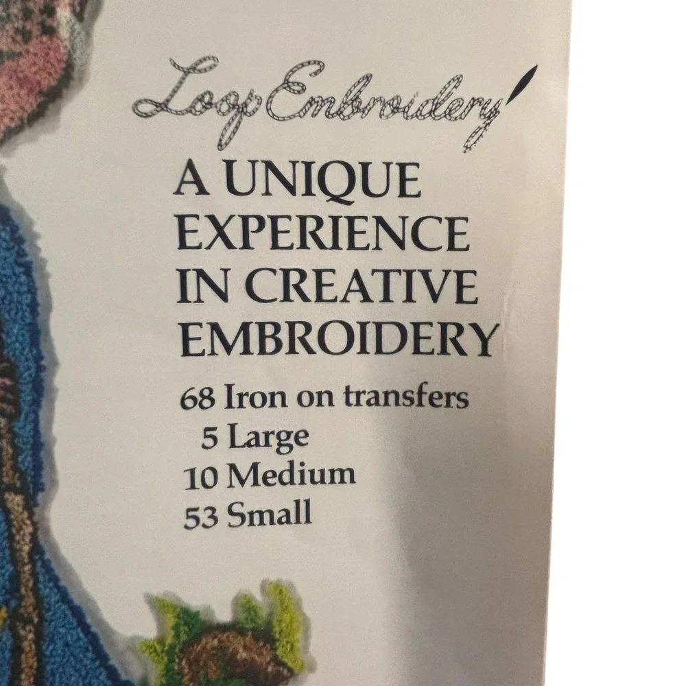 Jonells‎ Transfer Patterns No 505 Vintage Loop Embroidery 68 Iron On Transfers